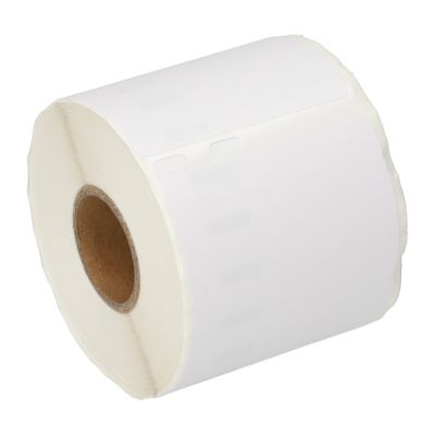 Étiquette compatible Dymo 99015 - (54 mm x 70 mm) - Noir sur blanc