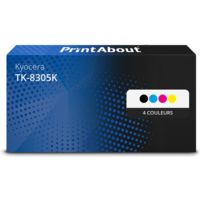Toner compatible Kyocera TK-8305K - 4 couleurs - Multipack