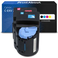 Toner compatible Canon C-EXV 21  - 4 couleurs - Multipack
