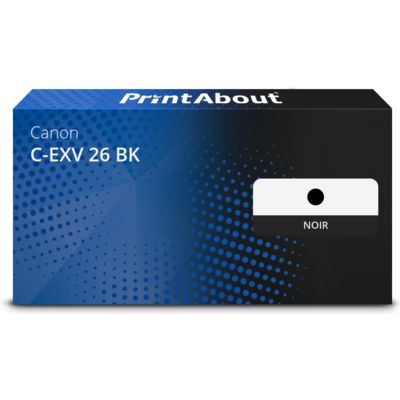Toner compatible Canon C-EXV 26 BK - Noir