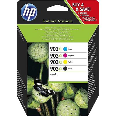 HP 903XL (3HZ51AE) - 4 couleurs - Cartouche d'encre - Grande capacité - Multipack