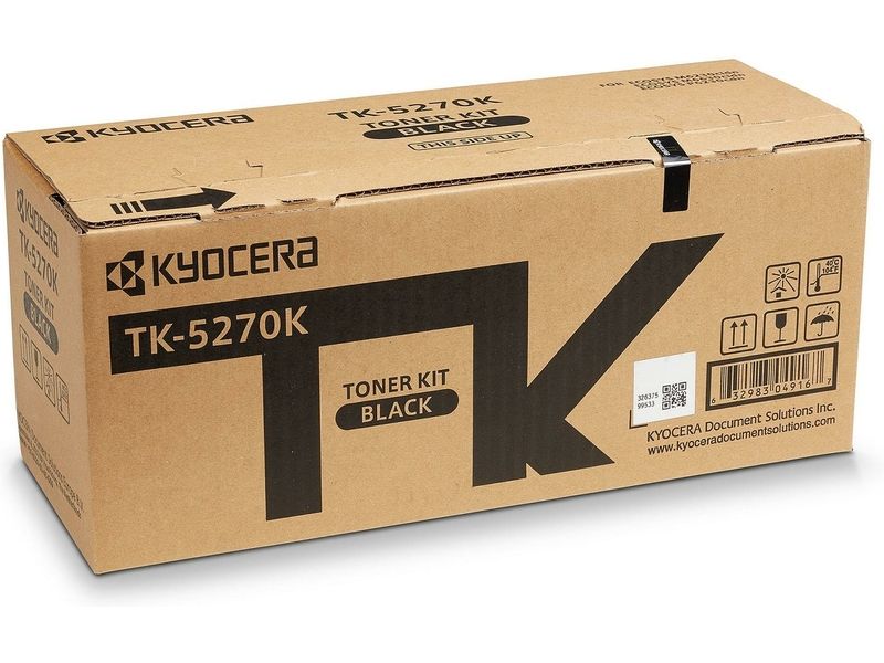 Kyocera Original TK-5270K Toner noir 8.000 Pages (1T02TV0NL0)