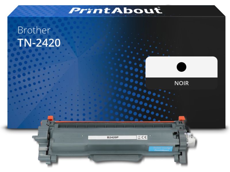Pack De 5 Toners Noir Haute Capacité TN2420 / TN2410 - Compatible Brother - Point D'Encre
