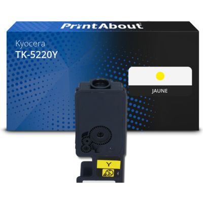 Toner compatible Kyocera TK-5220Y - Jaune