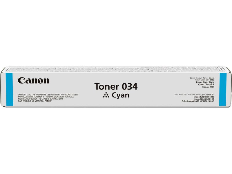 Canon 034 C Toner Cyaan