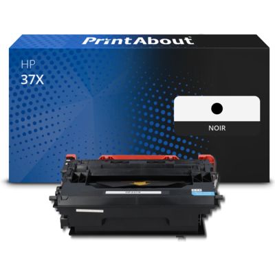 Toner compatible HP 37X (CF237X) - Noir - Grande capacité