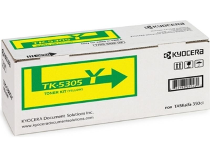 Kyocera Orignal TK-5305Y Toner jaune 6.000 Pages (1T02VMANL0) pour TASKalfa 350ci