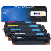 Toner compatible Canon 046  - 4 couleurs - Multipack