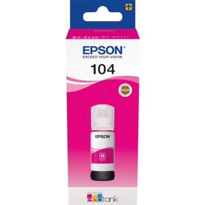Epson 104 (C13T00P340) - Magenta - Cartouche d'encre