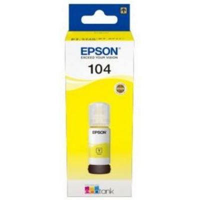 Epson 104 (C13T00P440) - Jaune - Cartouche d'encre