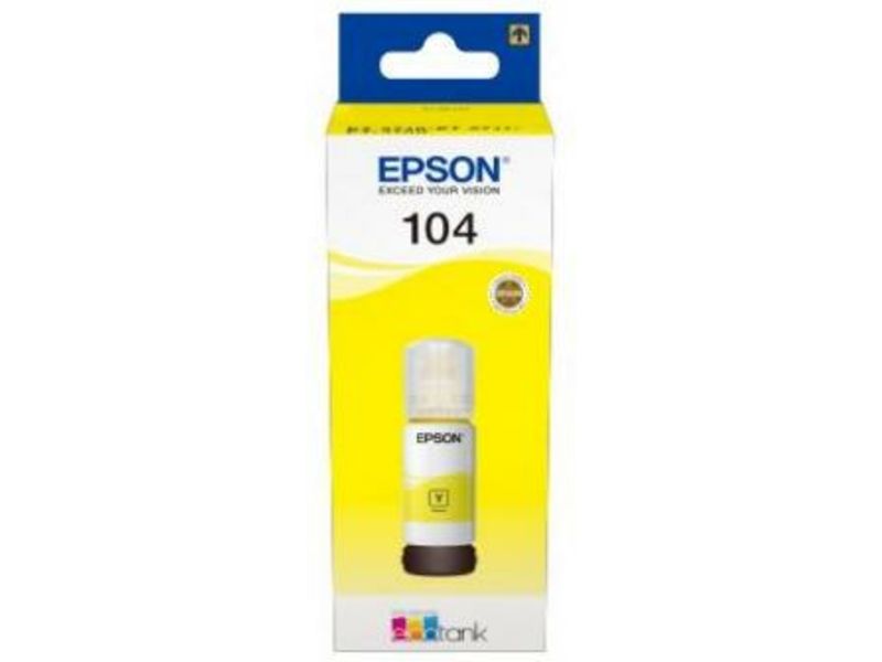 Epson 104 (C13T00P440) - Jaune - Cartouche d'encre