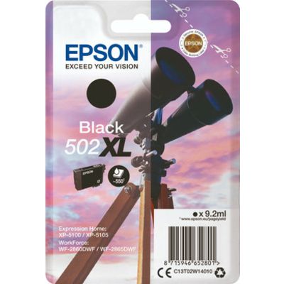 Epson 502XL (C13T02W14010) - Noir - Cartouche d'encre - Grande capacité