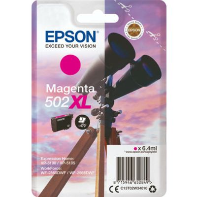 Epson 502XL (C13T02W34010) - Magenta - Cartouche d'encre - Grande capacité