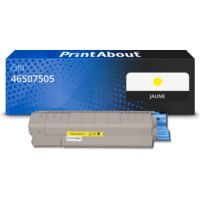 Toner compatible OKI 46507505 - Jaune