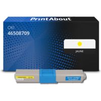 Toner compatible OKI 46508709 - Jaune