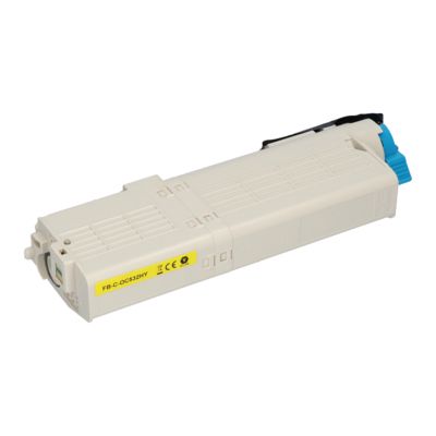 Toner compatible OKI 46490605 - Jaune