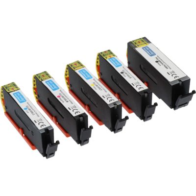 Cartouche compatible Canon PGI-580XXL PGBK/CLI-581XXL BK/CMYK - 5 couleurs - Très grande capacité - Multipack