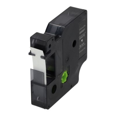 Ruban compatible Dymo 45021 (S0720610) - (12 mm) - Blanc sur noir