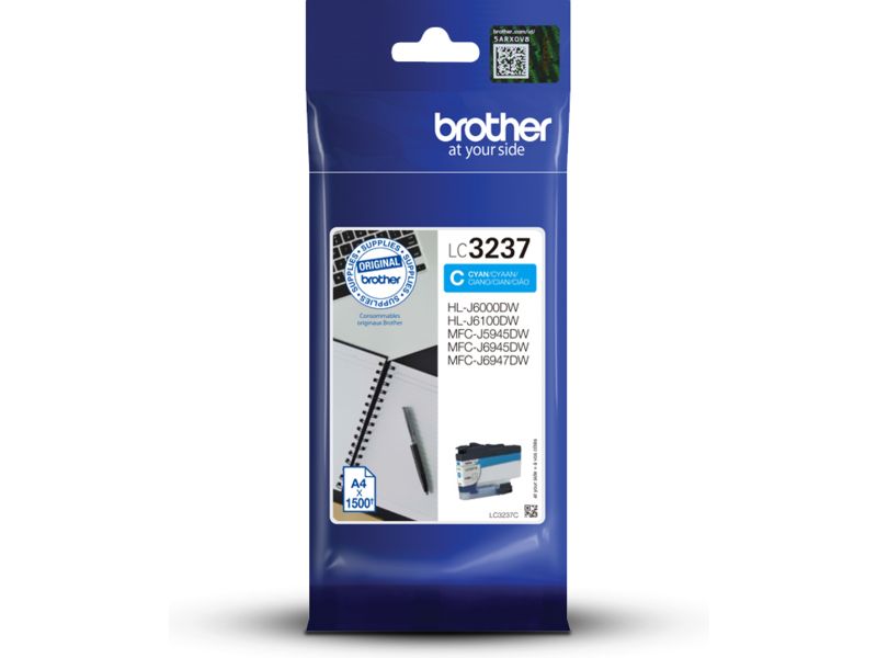 Brother LC-3237C Inktcartridge Cyaan