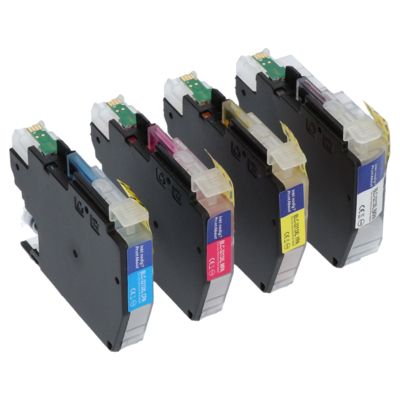 Cartouche compatible Brother LC-3213VAL - 4 couleurs - Grande capacité - Multipack