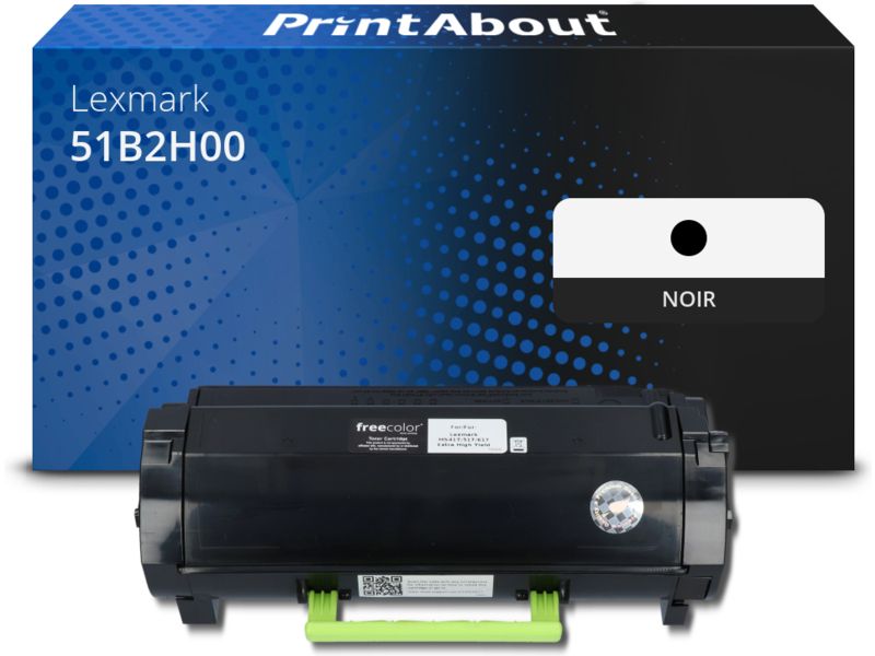 Toner compatible Lexmark 51B2H00 - Noir - Grande capacité
