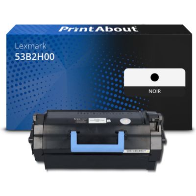 Toner compatible Lexmark 53B2H00 - Noir - Grande capacité