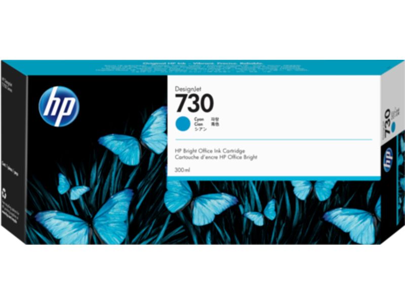 HP 730 (P2V68A) Inktcartridge Cyaan Hoge capaciteit