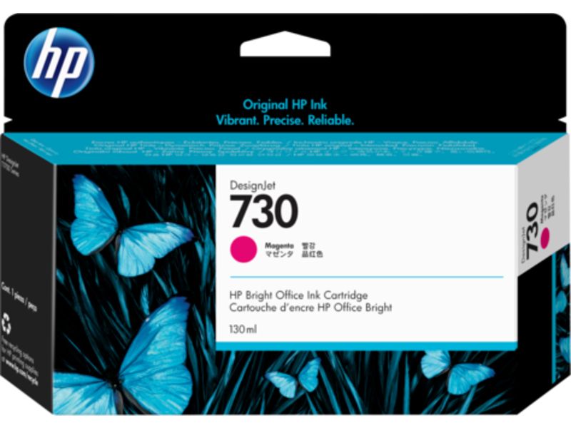 HP 730 (P2V63A) Inktcartridge Magenta