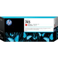 HP 745 (F9K06A) - Rouge chromatique - Cartouche d'encre - Grande capacité