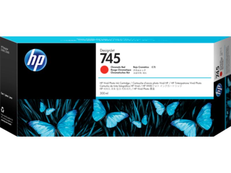 HP 745 (F9K06A) Inktcartridge Chromatisch rood Hoge capaciteit