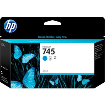 HP 745 (F9J97A) - Cyan - Cartouche d'encre