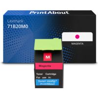 Toner compatible Lexmark 71B20M0 - Magenta