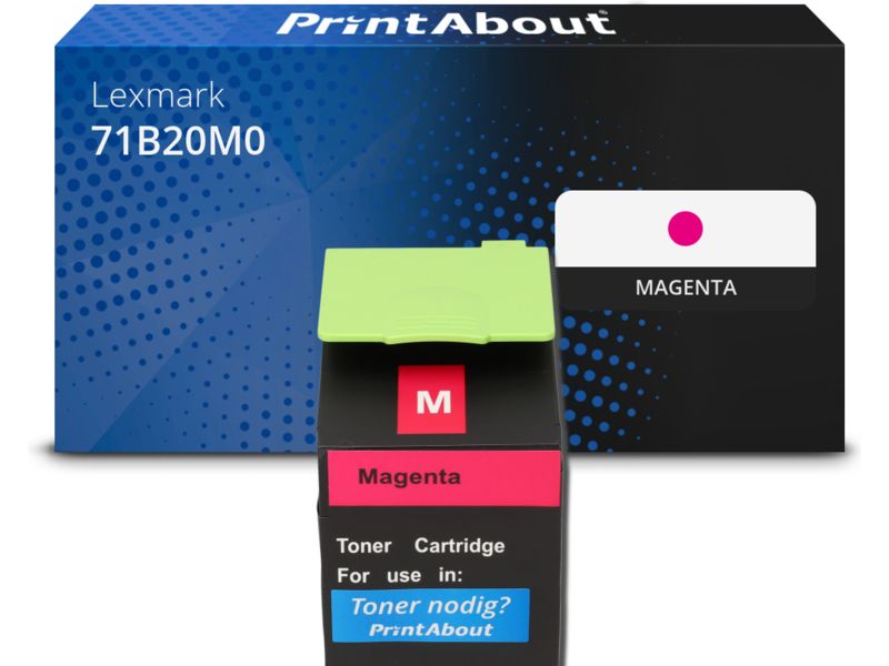 Toner compatible Lexmark 71B20M0 - Magenta