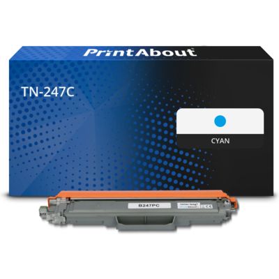 Toner compatible Brother TN-247C - Cyan - Grande capacité