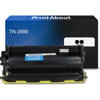 Toner compatible Brother TN-2000 - pack de 2 - Noir - Très grande capacité - Multipack