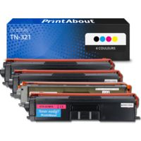 Toner compatible Brother TN-321 - 4 couleurs - Multipack