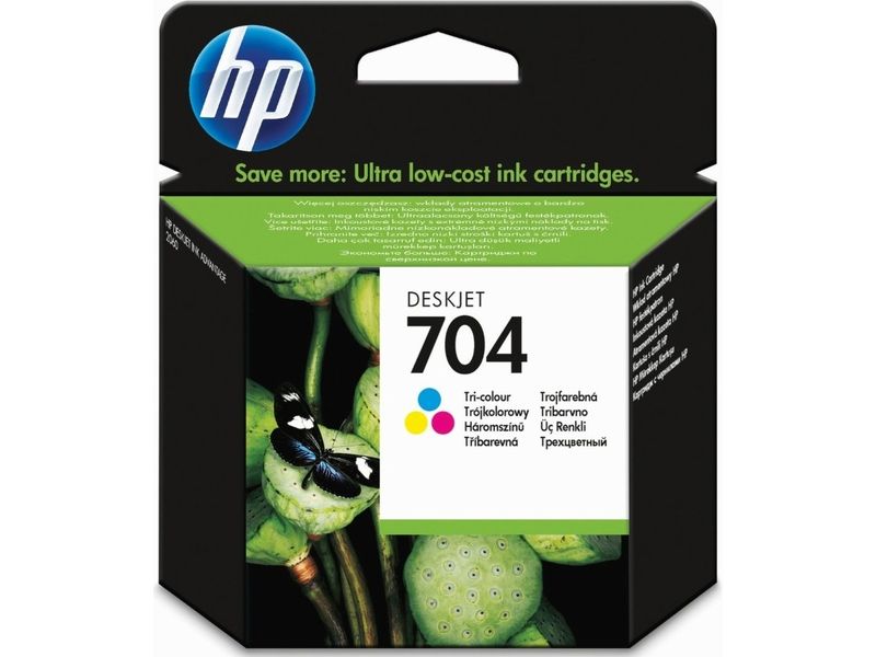 HP 704 - Couleur (cyan, magenta, jaune) - original - cartouche d'encre - pour Deskjet Ink Advantage 2060 K110a