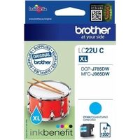 Brother LC-22UC XL - Cyan - Cartouche d'encre - Grande capacité