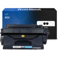 Toner compatible HP 80X (CF280XXD) - Noir - Très grande capacité - Multipack
