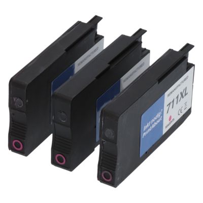 Cartouche compatible HP 711 (CZ135A) - 3x Magenta - Multipack