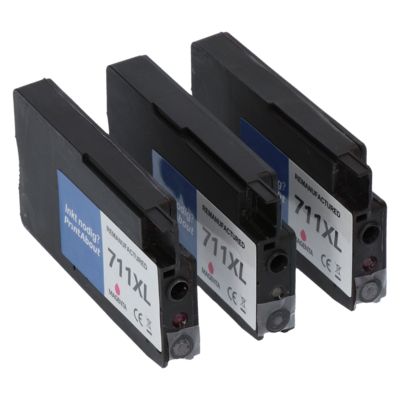 Cartouche compatible HP 711 (CZ135A) - 3x Magenta - Multipack