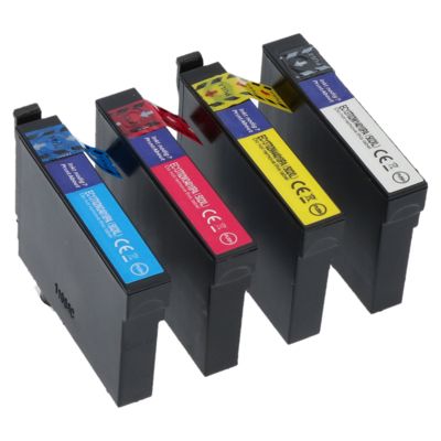 Cartouche compatible Epson 502XL (C13T02W64010) - 4 couleurs - Grande capacité - Multipack