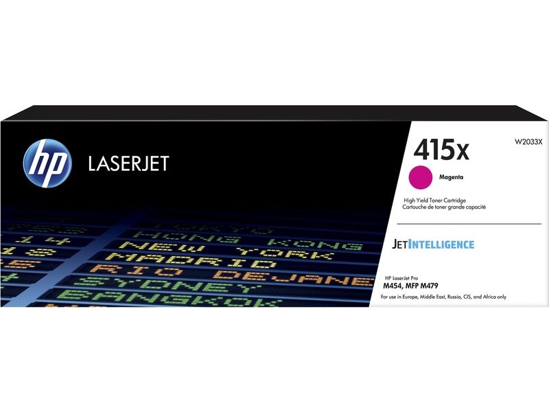 HP 415X (W2033X) Toner Magenta Hoge capaciteit