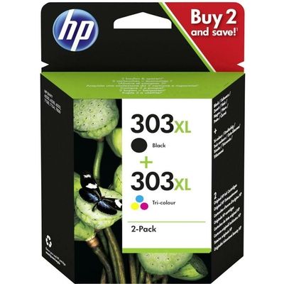 HP 303XL (3YN10AE) - Noir + 3 couleurs - Cartouche d'encre - Grande capacité - Multipack