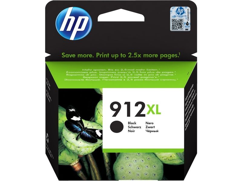 HP 912XL (3YL84AE) Inktcartridge Zwart Hoge capaciteit