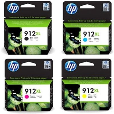 HP 912XL (3YP34AE) - 4 couleurs - Cartouche d'encre - Grande capacité - Multipack