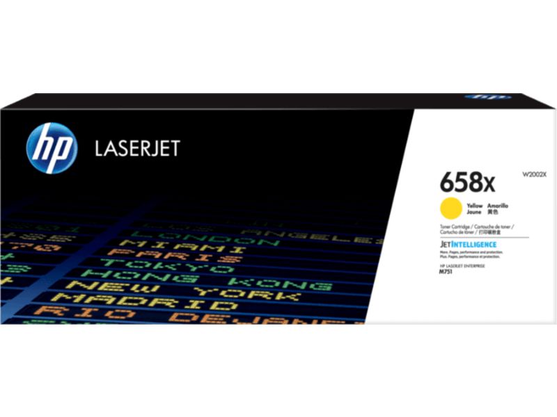 HP 658X (W2002X) Toner Geel Hoge capaciteit