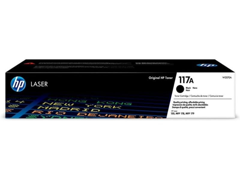 HP 117A (W2070A) Toner Zwart