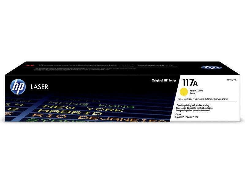 HP 117A (W2072A) Toner Geel