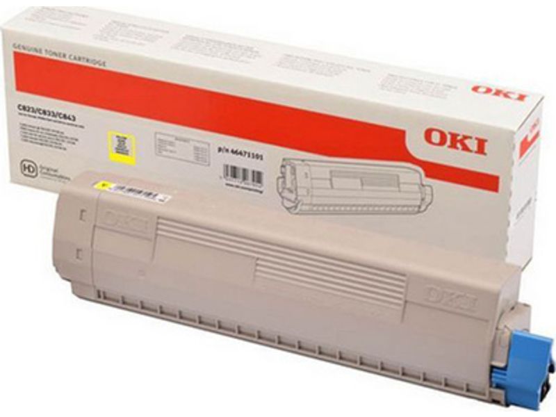 OKI 47095701 Toner jaune pour ca. 5.000 Pages